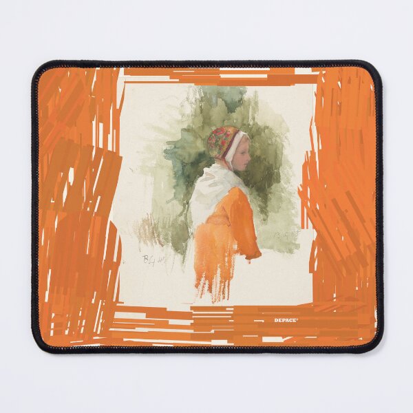 Item preview, Girl with Cap and Orange Dress by dePace' designed and sold by mrpropcake.