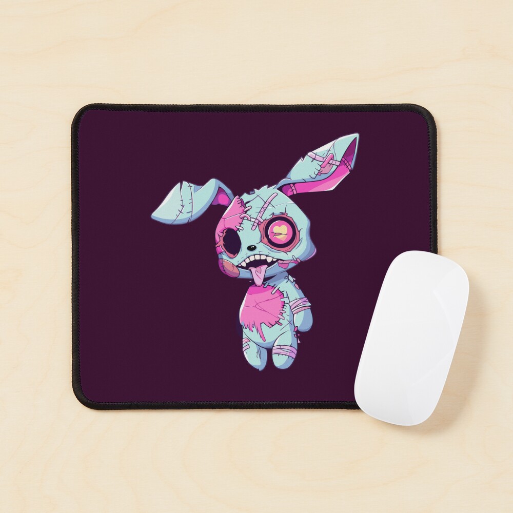 Creepy Purple Zombie Bunny Doll | Sticker