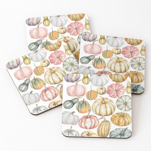 Item preview, Fall decor pumpkins watercolor designed and sold by SouthPrints.