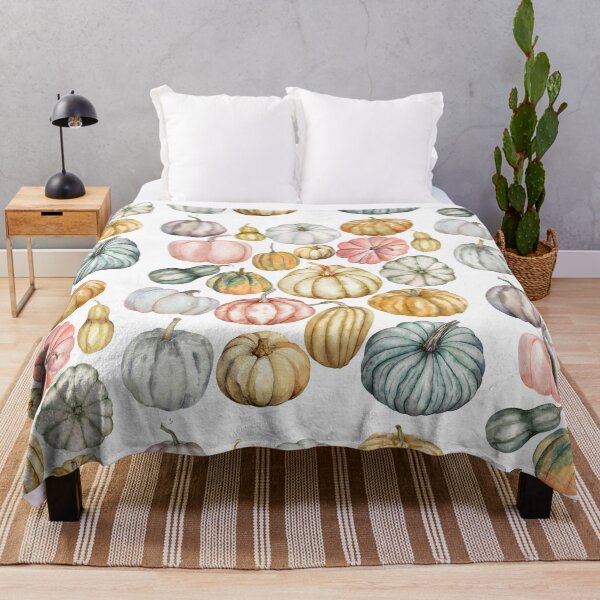 Item preview, Fall decor pumpkins watercolor designed and sold by SouthPrints.