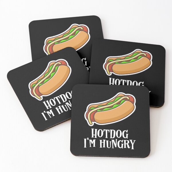 Item preview, Funny Hotdog T-Shirt Design: Hotdog, I'm Hungry designed and sold by kcaandwu.