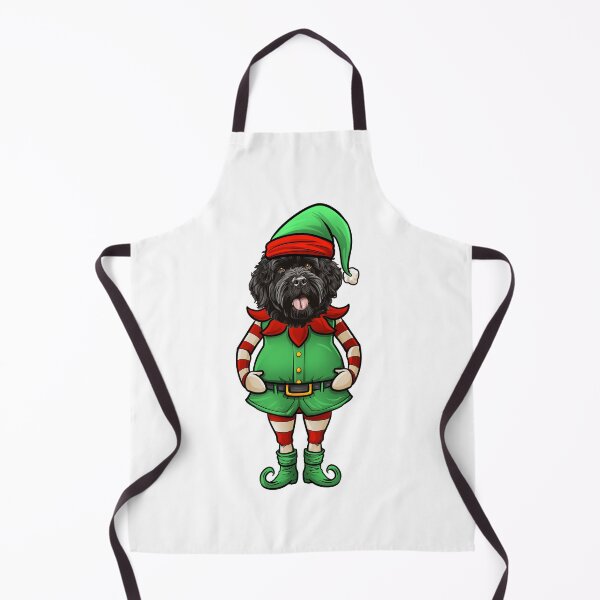 Item preview, Funny Christmas Elf Bouvier des Flandres Dog designed and sold by whyitsme.