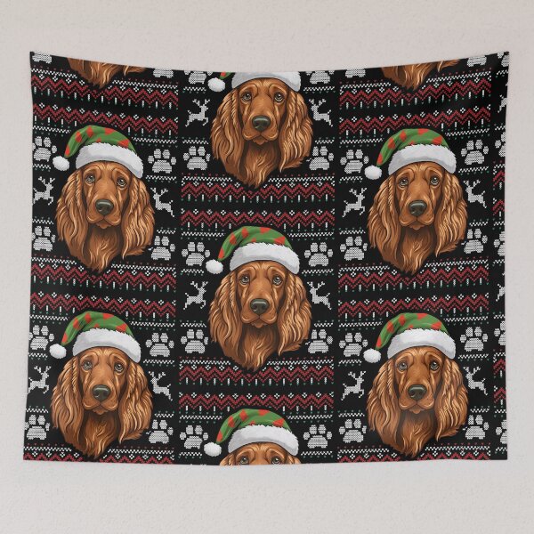 Artikelvorschau, Irish Setter Ugly Sweater Christmas entworfen und verkauft von rafaeltto.