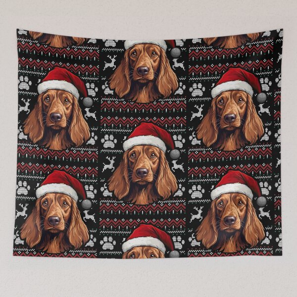 Artikelvorschau, Irish Setter Ugly Sweater Christmas entworfen und verkauft von rafaeltto.