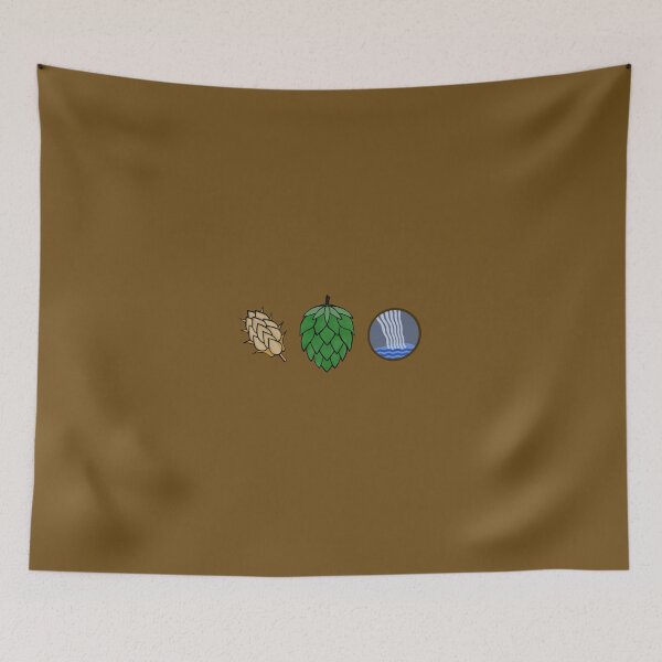 Item preview, Beer Ingredients: Barley, Hops, Water designed and sold by Scottopia.