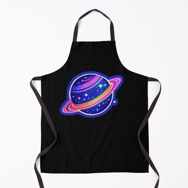 Item preview, Colorful planet with rings designed and sold by Roxburylane.