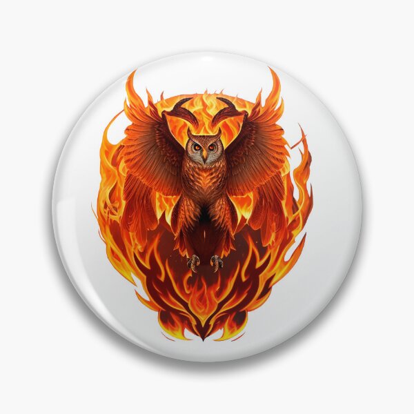 Item preview, fire owl designed and sold by D-dreams.