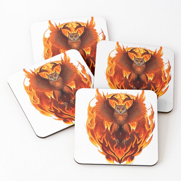 Item preview, fire owl designed and sold by D-dreams.