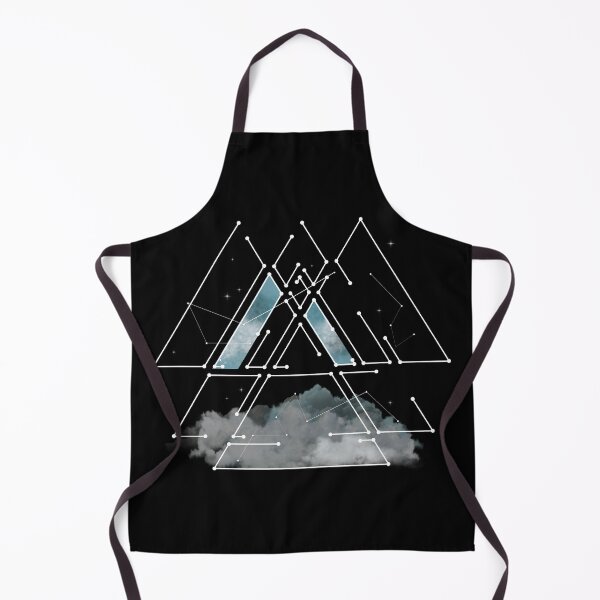 Item preview, Sacred Geometric Triangles - Stars Constellation & Clouds designed and sold by maryedenoa.