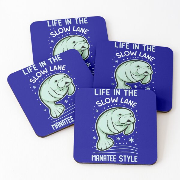 Item preview, Life in the Slow Lane Manatee Style designed and sold by SandbarTees.