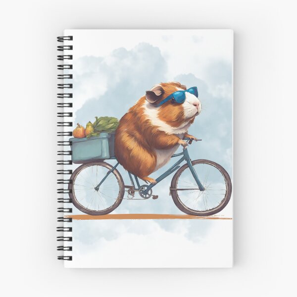 Item preview, Guinea pig on a bicycle 1 designed and sold by Studio Le Pureza.