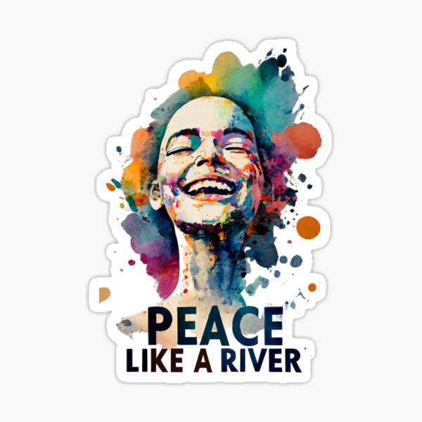 Item preview, Peace Like a River, Peaceful Face designed and sold by Faithloveshop.