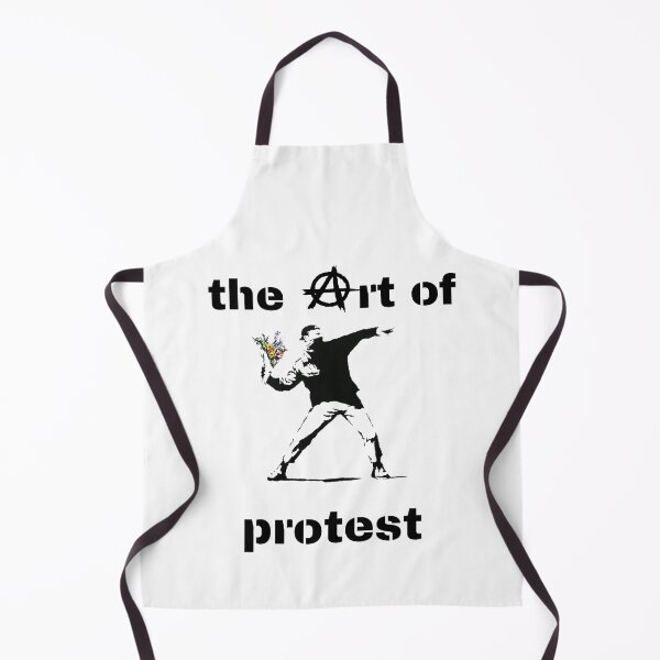 Item preview, the art of protest, bansky style designed and sold by Optimystic-arts.