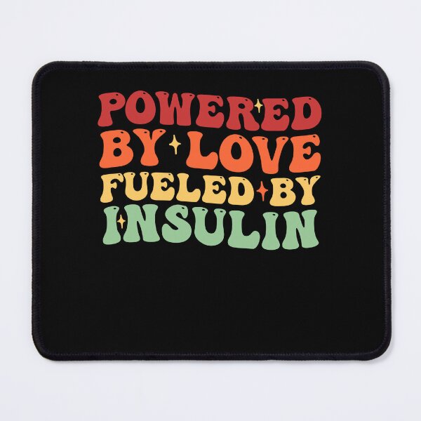 Item preview, Powered By Love Fueled By Insulin Type 1 Diabetes Awareness designed and sold by Amineharoni.