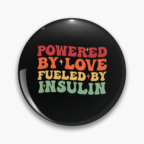 Item preview, Powered By Love Fueled By Insulin Type 1 Diabetes Awareness designed and sold by Amineharoni.