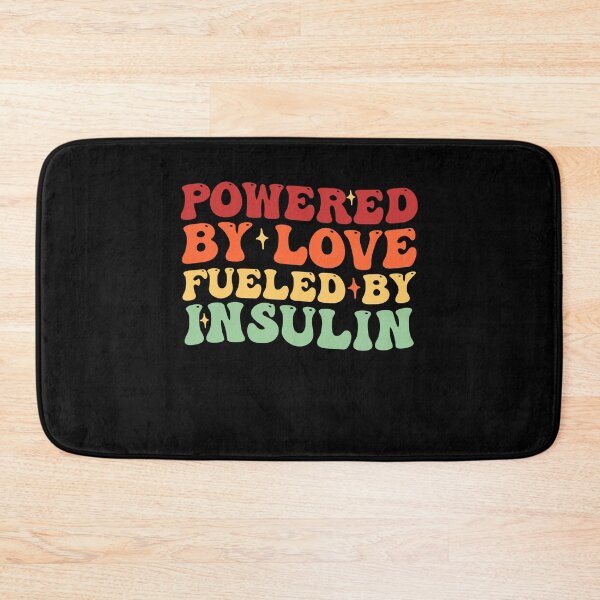 Item preview, Powered By Love Fueled By Insulin Type 1 Diabetes Awareness designed and sold by Amineharoni.