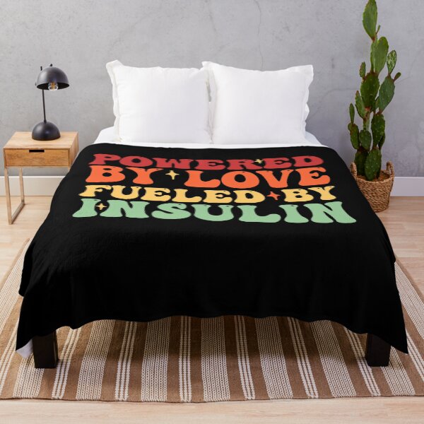 Item preview, Powered By Love Fueled By Insulin Type 1 Diabetes Awareness designed and sold by Amineharoni.