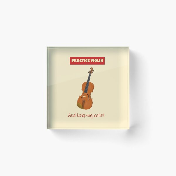 Item preview, Practice violin and keeping calm! designed and sold by eviolni.