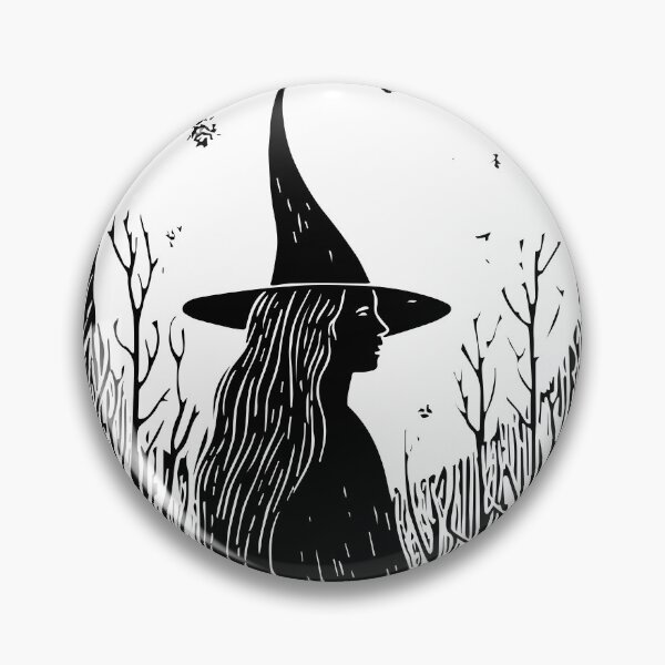 Item preview, Linocut Witch designed and sold by Texterns.