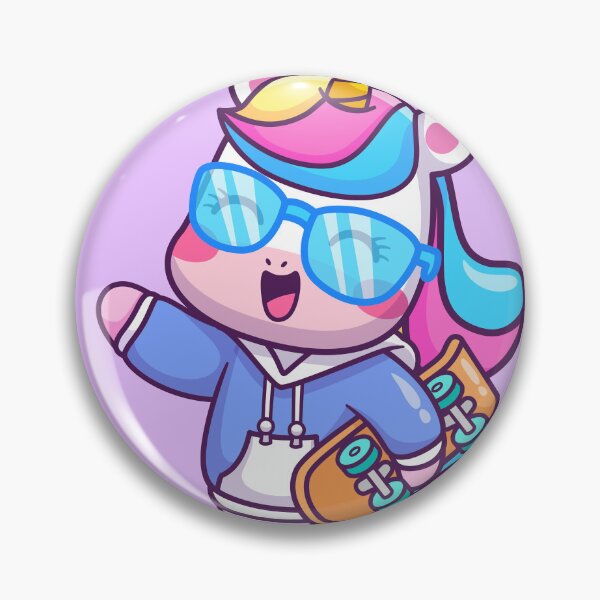Item preview, Cool Unicorn Skating - Cartoon Vector Icon Illustration designed and sold by hjian8219.