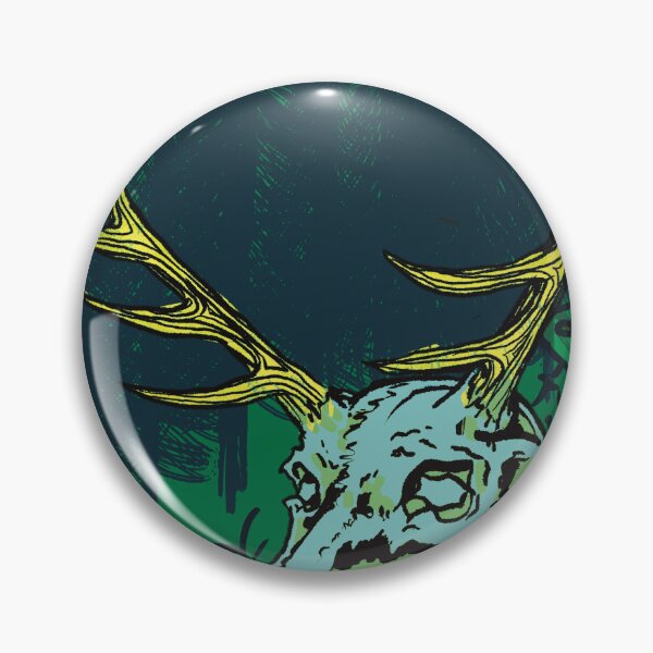 Item preview, Elk Skull in Pine designed and sold by Spinehead.