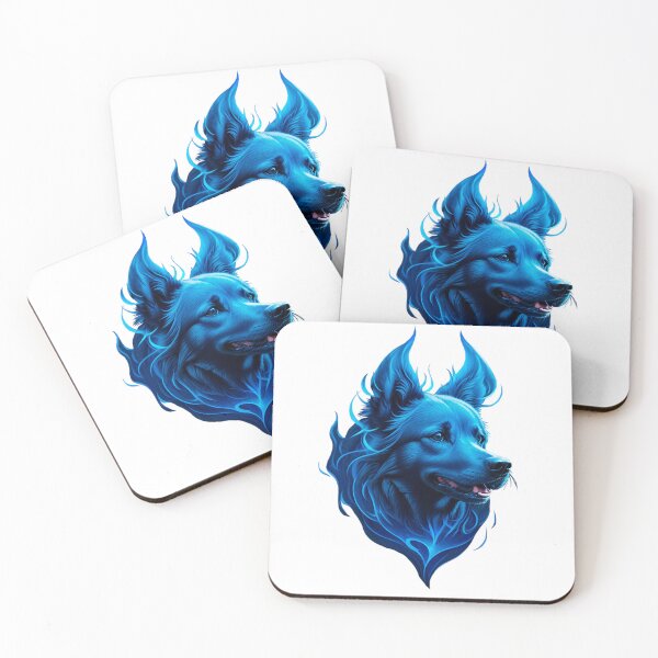 Item preview, blue fire dog designed and sold by D-dreams.