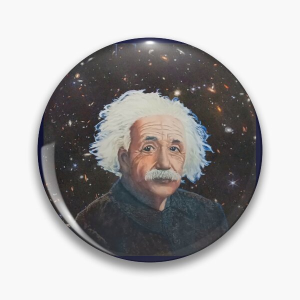 Item preview, Albert Einstein portrait designed and sold by MichaelEpp.