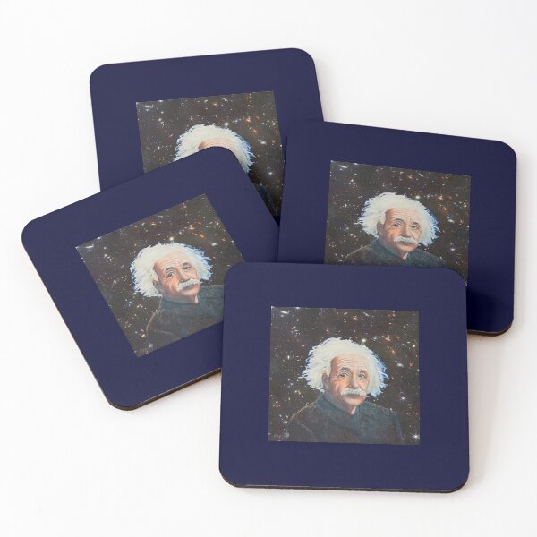 Item preview, Albert Einstein portrait designed and sold by MichaelEpp.