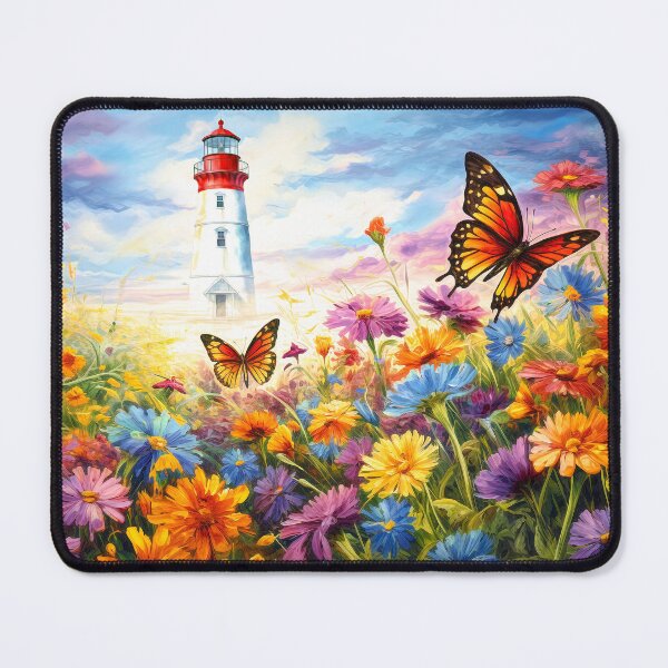 Item preview, Spring Seaside Art: Coastal Home Decor, Beach Ocean View Art, Seaside Wall Hanging, Nautical Decor, Beach House Gift designed and sold by Claudia Bartoli-McKinney.