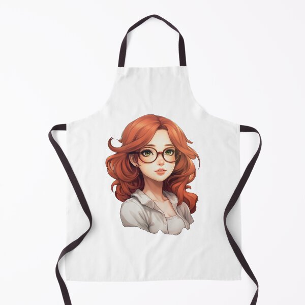 Item preview, Geeky anime girl designed and sold by TellezStickers.