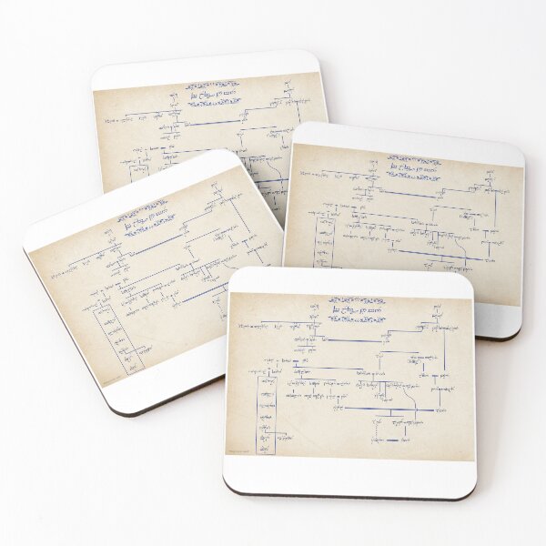 Item preview, Of the Elves and Men: a Tengwar Genealogy Chart designed and sold by Scott Auld's Merch Shop.
