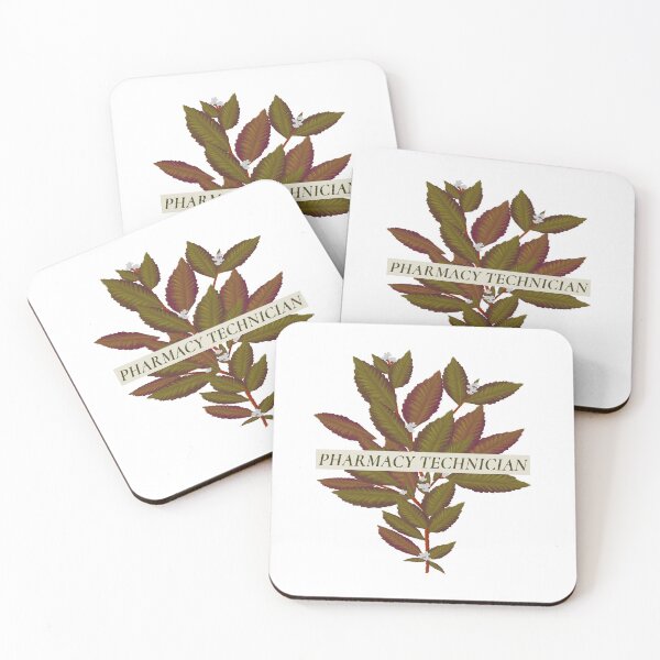 Item preview, Pharmacy Technician, Pharmacy, Leaves, Botanical designed and sold by PharmDLight.