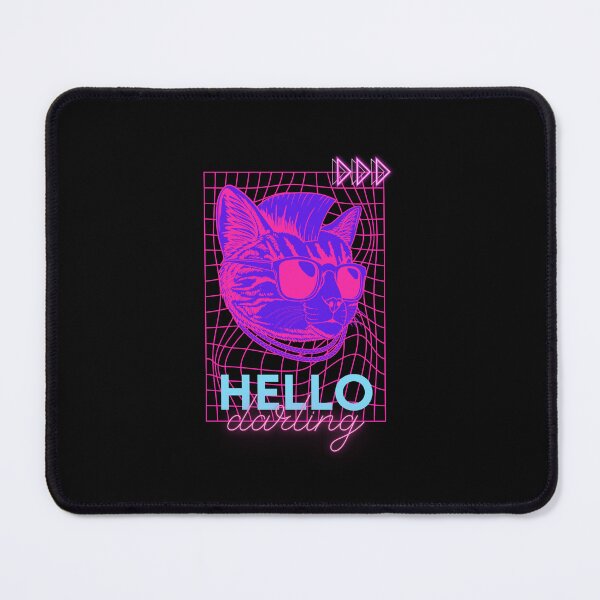 Item preview, Cat Cyberpunk Hello Darlin' T-shirt designed and sold by KITOBAEBOYZ.