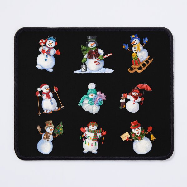 Item preview, Cute Snow Man and Women - Facial Expressions designed and sold by patternjp.