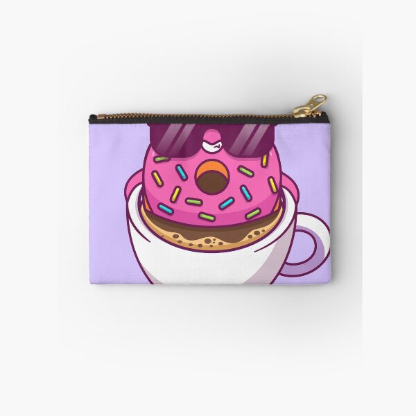 Item preview, Relaxing with a Cute Donut and Coffee - Cartoon Vector Icon Illustration designed and sold by hjian8219.