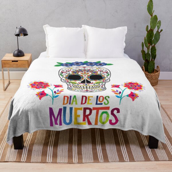 Item preview, Colorful Dia de Los Muertos Calavera - Day of the Dead Sugar Skull designed and sold by caFUNated.