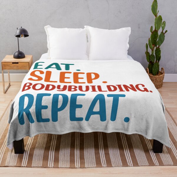 Item preview, Eat Sleep Bodybuilding Repeat designed and sold by Rami Khalifah.