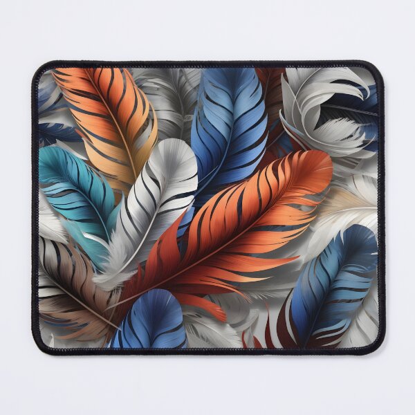Item preview, Vibrant Feather Pattern designed and sold by PopArtDesigns.
