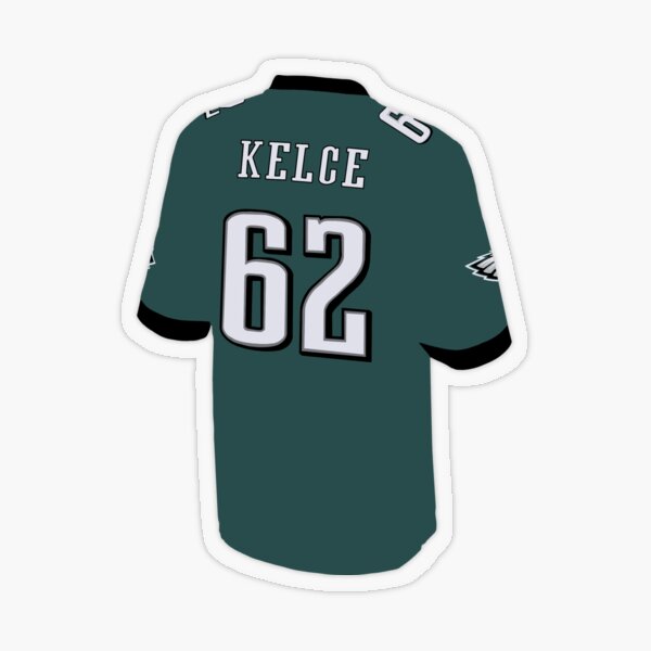 Jason Kelce Alternate Jersey Sticker for Sale by designsheaven