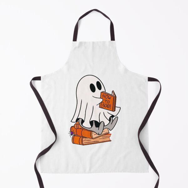 Aperçu de l'œuvre Mignon fantôme d'Halloween étudiant le dessin créée et vendue par TurtleShellShop.