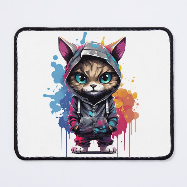 Item preview, Graffiti Style Hooded Cat 3 designed and sold by eyestetix.