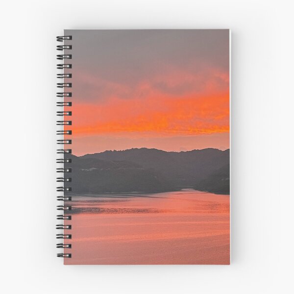 Item preview, Beautiful Najuho Lake, a red sunset designed and sold by ANKOMALL.