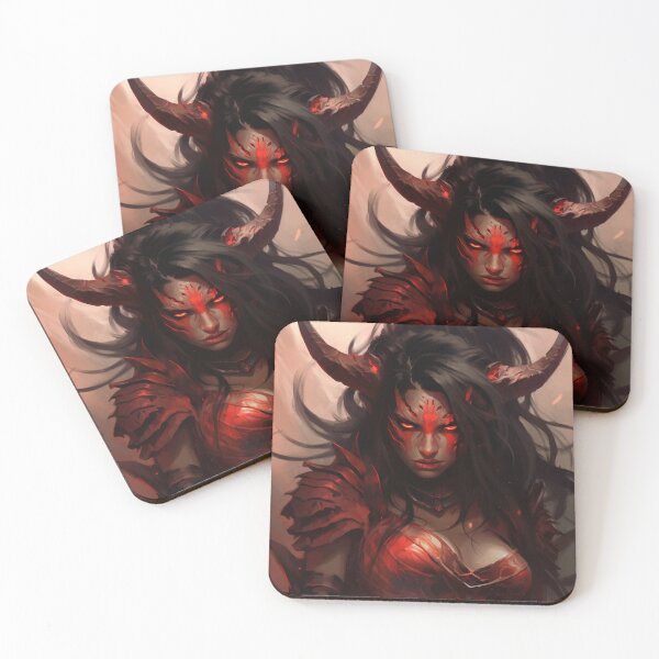 Item preview, Dungeons and Dragons Female Tiefling Barbarian designed and sold by TellezStickers.