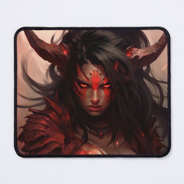 Item preview, Dungeons and Dragons Female Tiefling Barbarian designed and sold by TellezStickers.