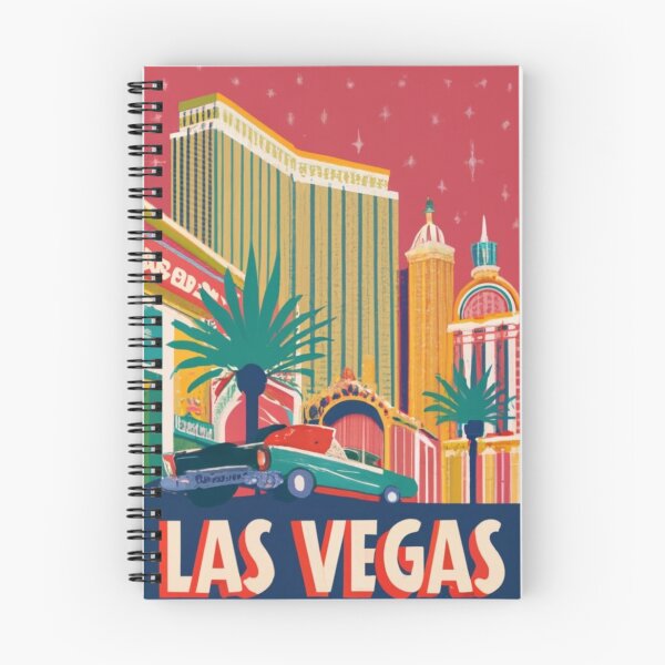 Item preview, A Vintage Travel Poster of Las Vegas - Nevada - US  designed and sold by GoodOldVintage.