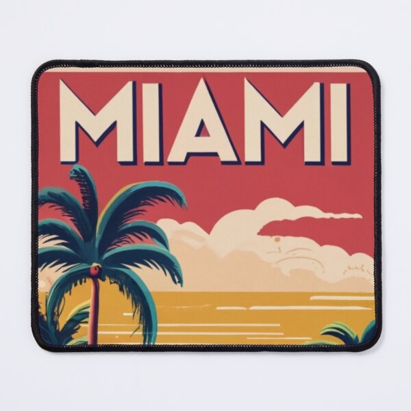 Item preview, A Vintage Travel Poster of Miami - Florida - US designed and sold by GoodOldVintage.