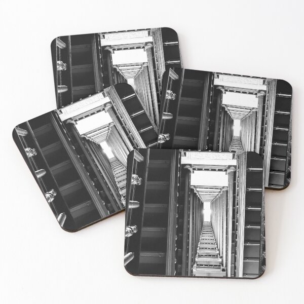 Item preview, Staircase - Looking Up (The Flatiron Building Interior) designed and sold by thebigleebowski.
