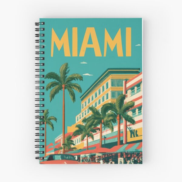 Item preview, A Vintage Travel Poster of Miami - Florida - US  designed and sold by GoodOldVintage.