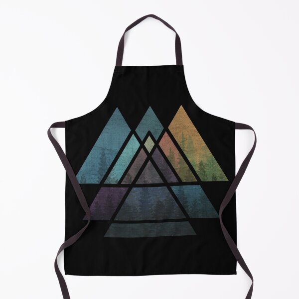 Item preview, Sacred Geometric Triangles - Colorful Grunge Misty Forest designed and sold by maryedenoa.