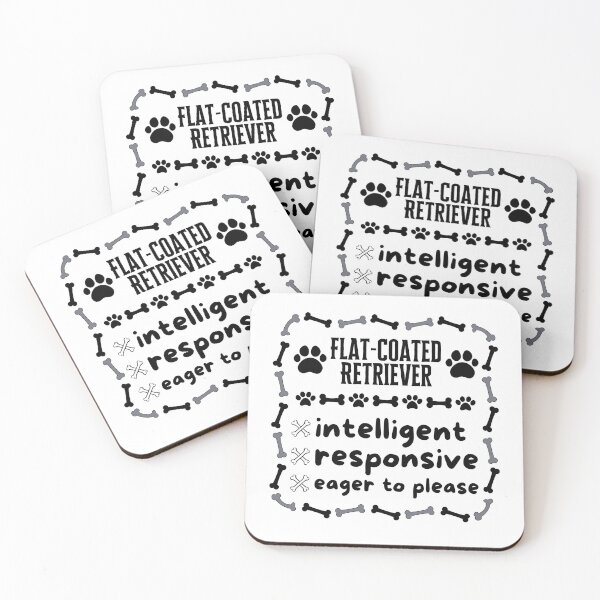 Item preview, Flat Coated Retriever Dogs Are Very Intelligent, Responsive, and Eager to Please designed and sold by Thevulcano.